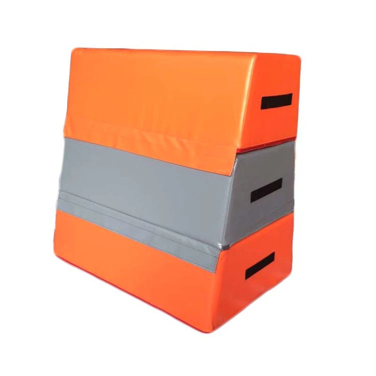 Měkký třídílný čtvercový skokanský box